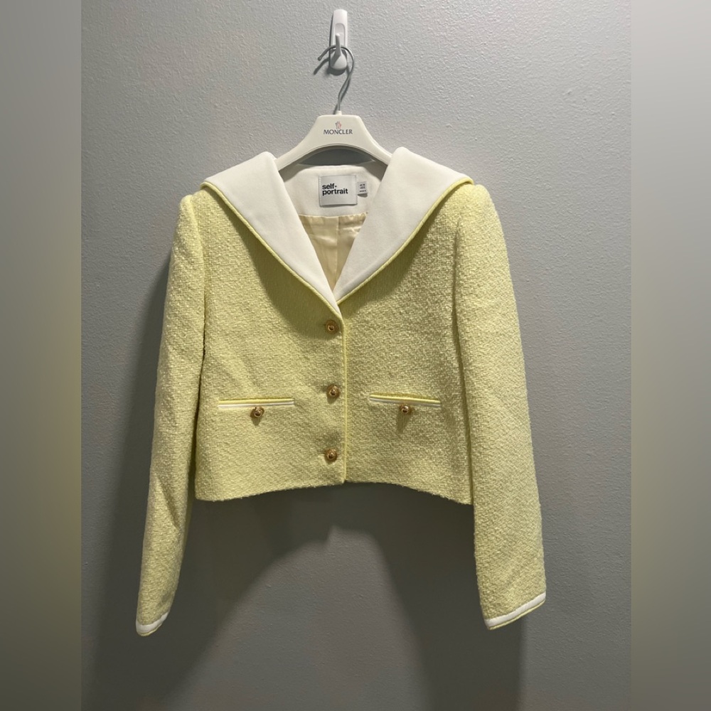Self Portrait YELLOW BOUCLE Set - Picture 3 of 5